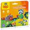 Пластилин Мульти-Пульти "Енот в лесу", 08 цветов, 120г, восковой, со стеком, картон, европодвес