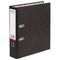 Папка-регистратор ОФИСНАЯ ПЛАНЕТА, усиленный корешок, мраморное покрытие, 80 мм, с уголком, черная, 221997