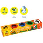 Тесто для лепки Мульти-Пульти "Енот на пасеке", 04 цвета*90г, картон