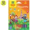 Фломастеры Мульти-Пульти "Енот во Франции", 12цв., смываемые, картон, европодвес