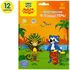 Фломастеры двусторонние Мульти-Пульти "Енот в Бразилии", 12цв., 12шт., смываемые, картон, европодвес