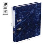 Папка-регистратор OfficeSpace 50мм, мрамор, синяя