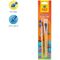 Набор кистей Мульти-Пульти 2шт., пони, круглая № 9, щетина, плоская № 14, блистер