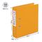 Папка-регистратор Berlingo "Spring", 70мм, бумвинил, двухстор., с карманом, нижний метал. кант, оранжевая