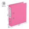 Папка-регистратор Berlingo "Spring", 70мм, бумвинил, двухстор., с карманом, нижний метал. кант, розовая