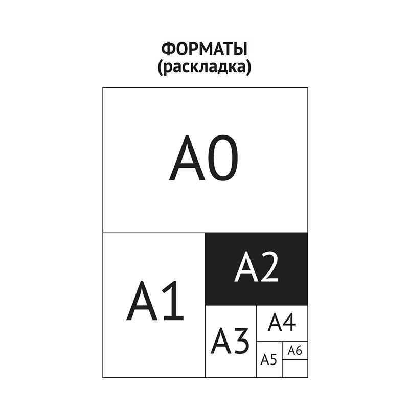 Папка художника А2 ArtSpace, черный, ткань, на молнии