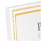 Рамка пластиковая 21*30см, OfficeSpace, № 9, белый/золото