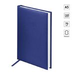 Ежедневник недатир. А5, 160л., балакрон, OfficeSpace "Ariane", синий