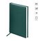 Ежедневник недатир. А5, 160л., балакрон, OfficeSpace "Ariane", зеленый