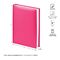 Ежедневник недатированный, А6, 160л., балакрон, OfficeSpace "Ariane", фуксия