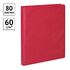 Тетрадь на кольцах А5, 80л., ArtSpace, обл. ПВХ, красный