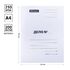 Скоросшиватель OfficeSpace "Дело", картон, 220г/м2, белый, пробитый, до 200л.