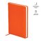 Ежедневник недатир. А5, 136л., кожзам, OfficeSpace "Winner", оранжевый