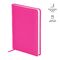 Ежедневник недатир. А5, 136л., кожзам, OfficeSpace "Winner", фуксия