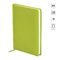 Ежедневник недатир. А5, 136л., кожзам, OfficeSpace "Winner", салатовый