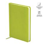 Ежедневник недатир. А5, 136л., кожзам, OfficeSpace "Winner", салатовый