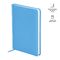 Ежедневник недатир. А5, 136л., кожзам, OfficeSpace "Winner", небесно-голубой
