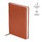 Ежедневник недатир. А5, 136л., кожзам, OfficeSpace "Nebraska", коричневый