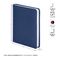 Ежедневник недатир. А6, 136л., кожзам, OfficeSpace "Winner", темно-синий