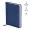 Ежедневник недатир. А6, 136л., кожзам, OfficeSpace "Winner", темно-синий