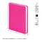 Ежедневник недатир. А6, 136л., кожзам, OfficeSpace "Winner", фуксия