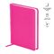 Ежедневник недатир. А6, 136л., кожзам, OfficeSpace "Winner", фуксия