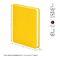 Ежедневник недатир. А6, 136л., кожзам, OfficeSpace "Winner", желтый