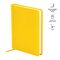Ежедневник недатир. А6, 136л., кожзам, OfficeSpace "Winner", желтый