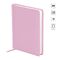 Ежедневник недатир. А6, 136л., кожзам, OfficeSpace "Winner", розовый