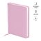 Ежедневник недатир. А6, 136л., кожзам, OfficeSpace "Winner", розовый