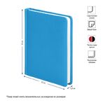 Ежедневник недатированный, А6, 136л., кожзам, OfficeSpace "Winner", синий