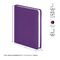 Ежедневник недатир. А6, 136л., кожзам, OfficeSpace "Winner", фиолетовый