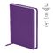 Ежедневник недатир. А6, 136л., кожзам, OfficeSpace "Winner", фиолетовый