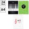 Тетрадь для нот 24л., А4, на скрепке ArtSpace (вертик.)