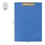 Планшет с зажимом OfficeSpace А4, 1000 мкм, пластик, синий