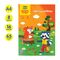 Цветная бумага офсетная А4, Мульти-Пульти, 16л., 8цв., в папке, "Приключения Енота"