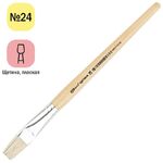 Кисть щетина, ArtSpace, плоская №24, пакет, европодвес