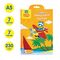 Картон бархатный А5, Мульти-Пульти, 7л., 7цв., в папке с европодвесом, "Приключения Енота"