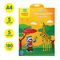 Картон цветной А4, Мульти-Пульти, 5л., 5цв., гофрированный, в папке, "Приключения Енота"