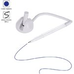 Ручка шариковая настольная OfficeSpace "Reception" синяя, 0,7мм, белый корпус