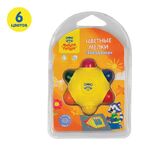 Мелки пластиковые Мульти-Пульти "Звездочка", 06цв., пластиковый корпус, блистер