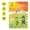 Цветная бумага тонированная А4, Мульти-Пульти, 8л., 8цв., в папке, "Приключения Енота"