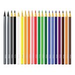 Карандаши цветные пластиковые Berlingo "Корабли", 18цв.+2 ч/г HB, заточен., картон, европодвес