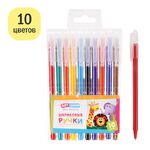 Набор шариковых ручек ArtSpace 10шт., 10цв., 0,7мм, европодвес