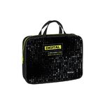 Папка текстильная с ручками 1 отделение, А4 Berlingo "Digital style", 350*265*80мм, текстиль, на молнии