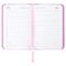 Ежедневник недатированный МАЛЫЙ ФОРМАТ А6 (100x150 мм) BRAUBERG "Select", балакрон, 160 л., розовый, 111685