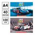 Альбом для рисования 40л., А4, на скрепке ArtSpace "Cool sport car"