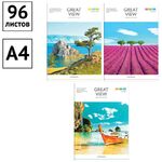 Тетрадь 96л., А4, линия ArtSpace "Природа. Great view"