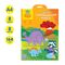 Цветная бумага гофрированная А4, Мульти-Пульти, 8л., 8цв., в папке с европодвесом, "Приключения Енота"
