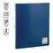 Папка на 2 кольцах OfficeSpace А4, 25мм, 500мкм, пластик, синяя